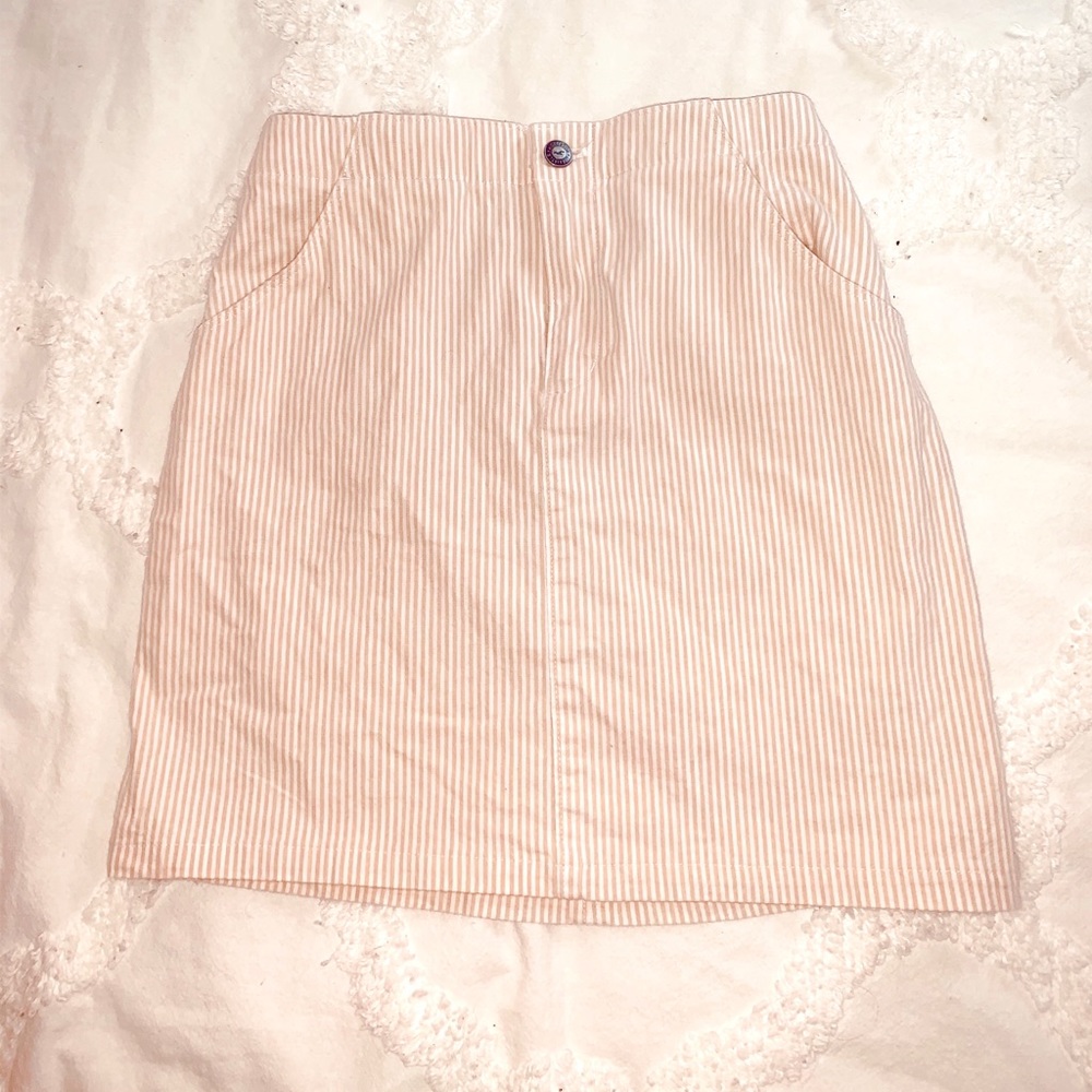 coral pink hollister skirt